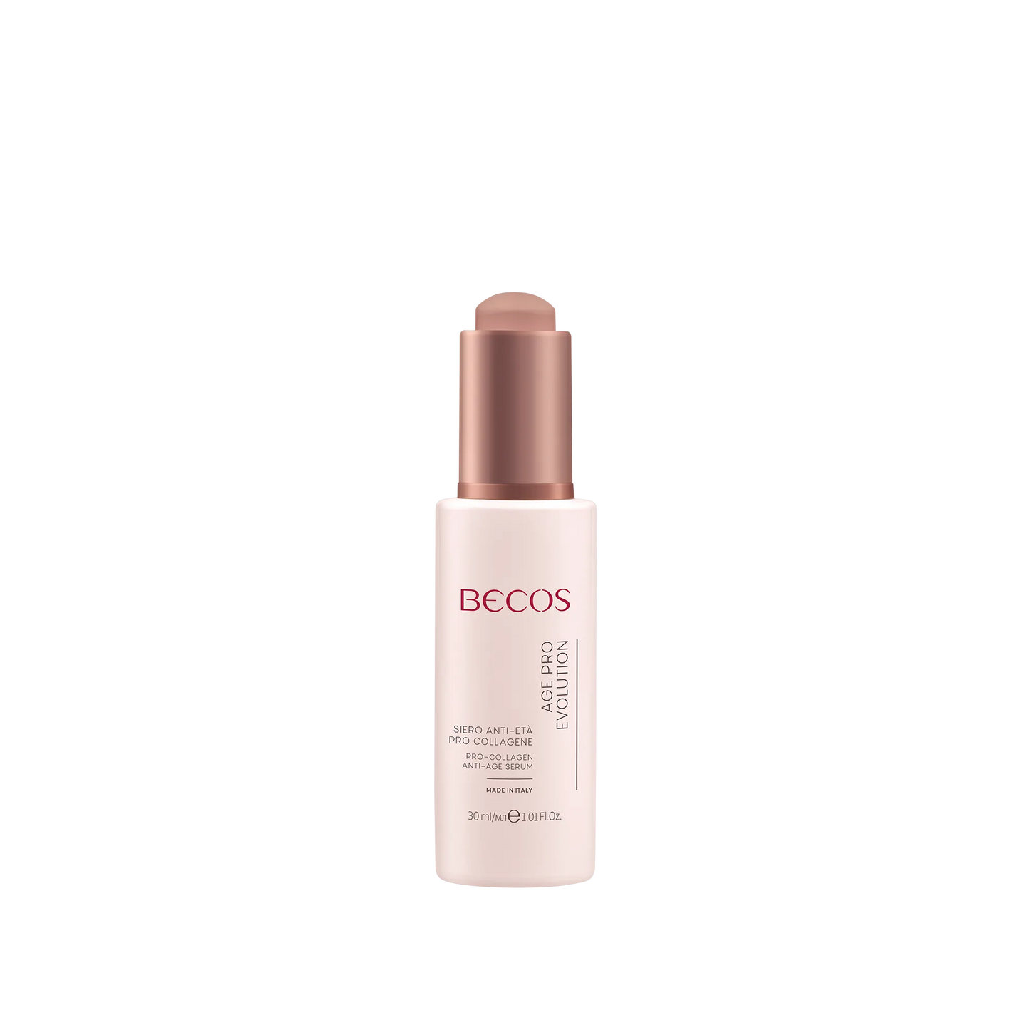 Un booster dall’azione intensiva, per un’azione anti-età, ristrutturante e pro-collagene.
Al cuore della formula Collagene e Vitamina C, sapientemente combinati a peptidi, per stimolare la sintesi di collagene e combatterne la degradazione.