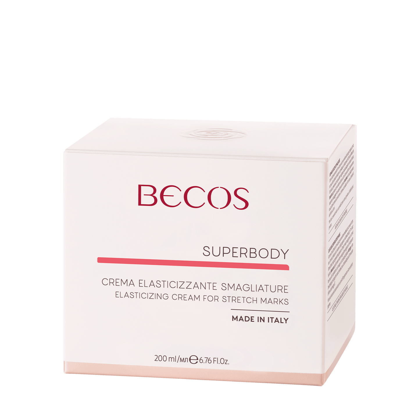 una crema nutriente ed elasticizzante dedicata al trattamento della pelle di tutto il corpo. La sua formulazione è così efficace ma al contempo delicata, da essere adatta anche alle donne in gravidanza e in allattamento, per elasticizzare la pelle e prevenire le smagliature.