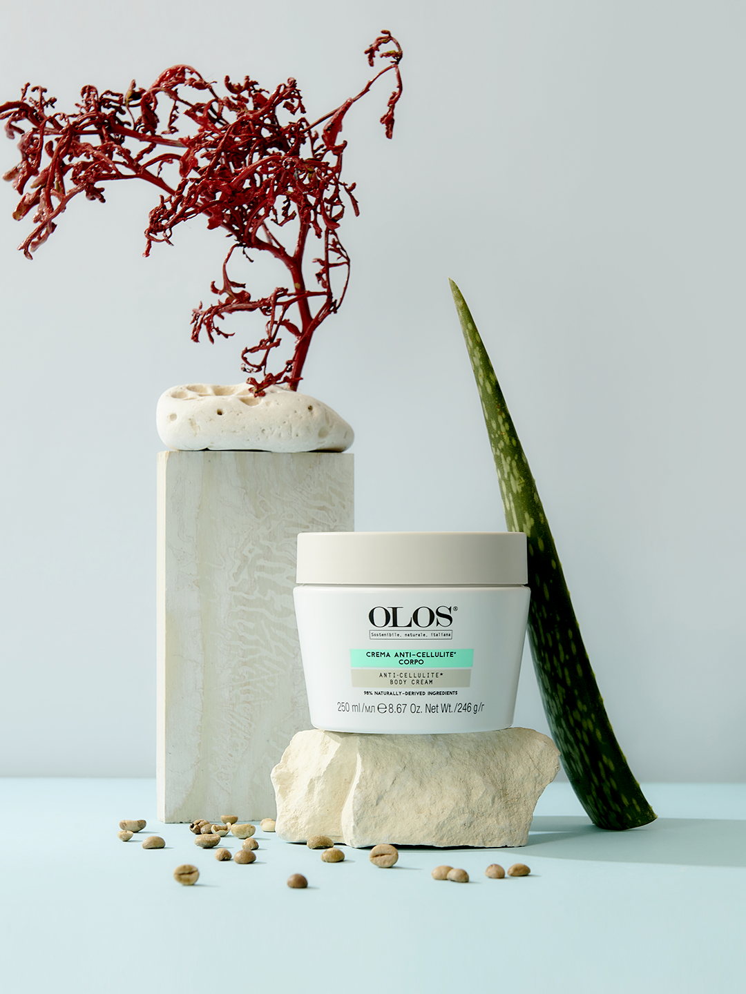 OLOS CREMA ANTI-CELLULITE CORPO. Fresca crema dal rapido assorbimento, che interviene contro gli inestetismi della cellulite, sia in fase iniziale che avanzata.