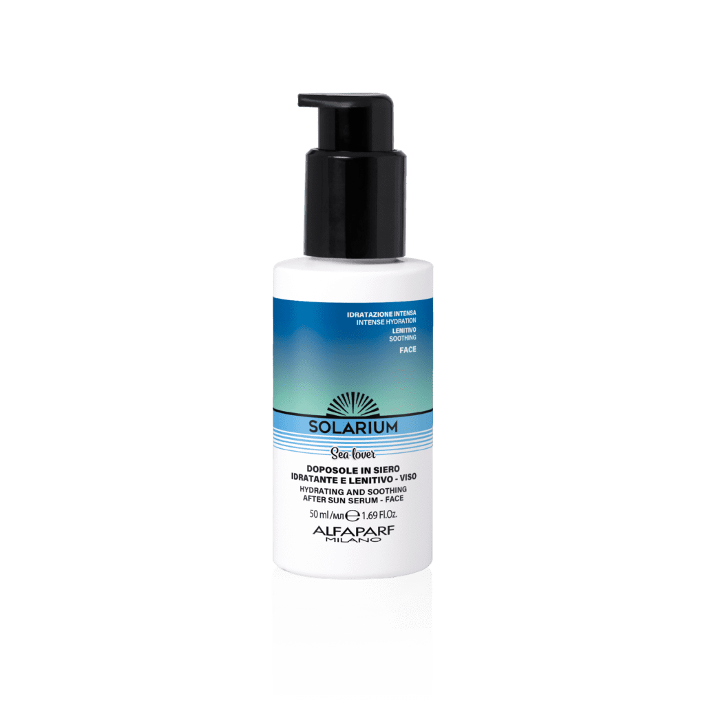 Trattamento doposole in siero, specifico per il viso, che assicura un’azione riparatrice profonda grazie alla sua azione idratante e lenitiva. Una texture leggera e vellutata che rinfresca il viso re-idratandolo in profondità dopo l’esposizione. Per una pelle morbida e vellutata, un’immediata sensazione di sollievo e un comfort che dura a lungo.