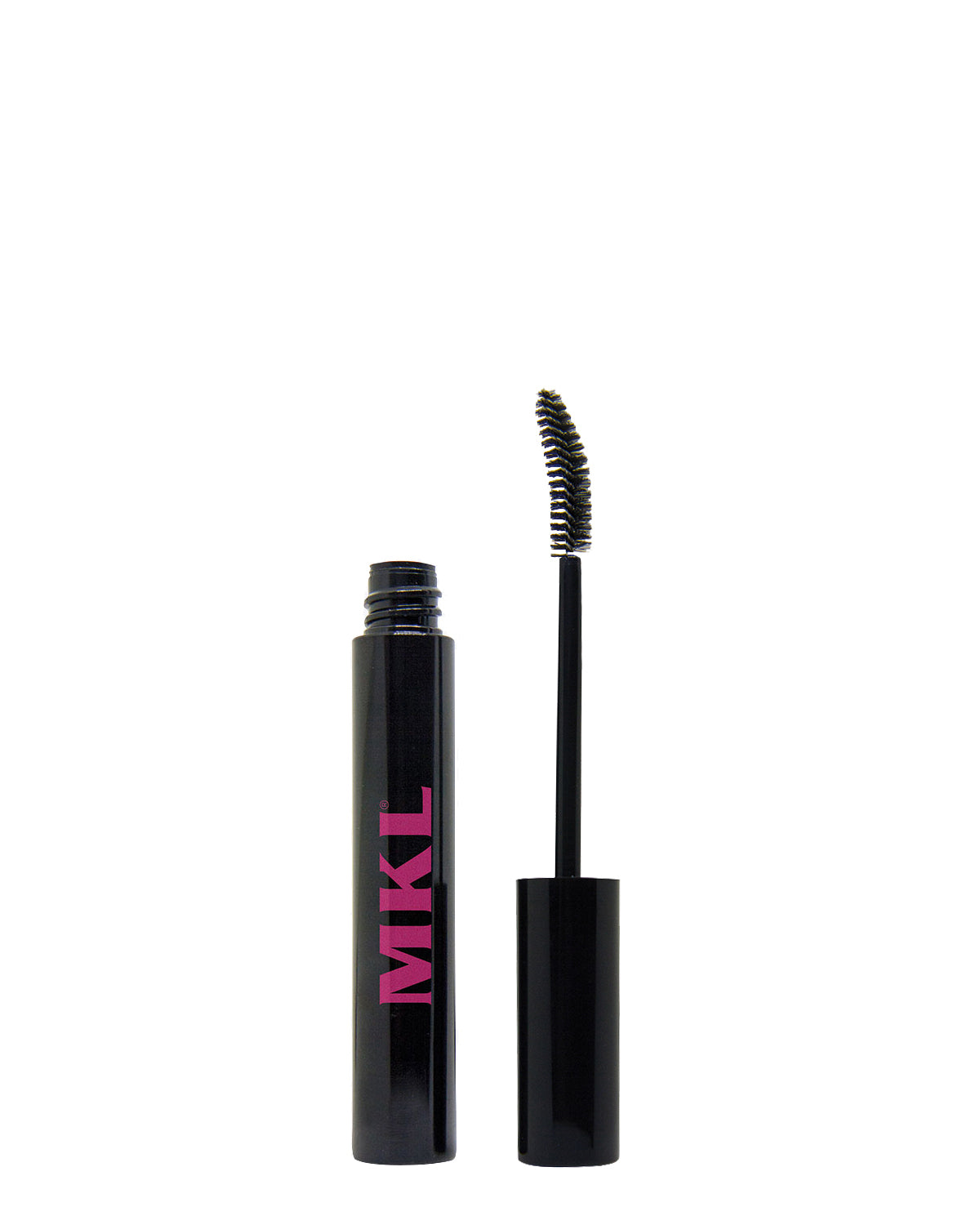 MKL - MASCARA VEGANO 02 INCURVANTE. Arricchito con fibre naturali di 4 mm per ciglie dalla lunghezza spettacolare, effetto ciglia finte! Applicatore in elastomero con setole medie flessibili uniformemente distanziate per catturare tutte le ciglia. Formula vegana, anche per occhi delicati