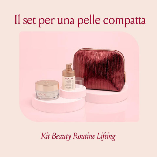 Un trattamento cosmetico liftante supportato da una buona idratazione. Questo kit comprende:  1 Siero idratante Aqua Factor all'acido ialuronico ed 1 crema liftante Lift Define