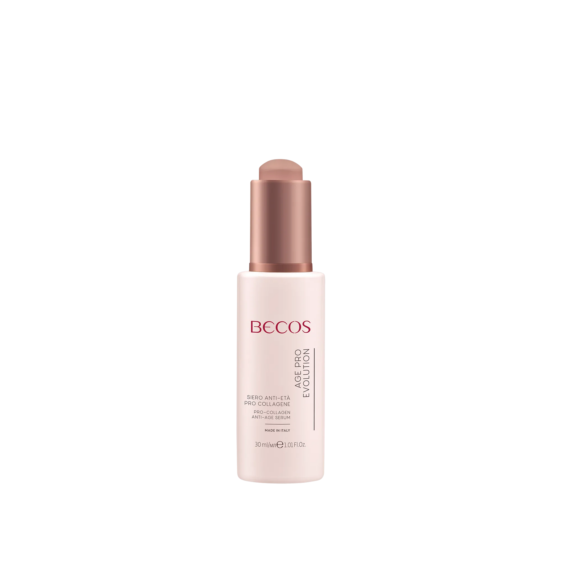 Un booster dall’azione intensiva, per un’azione anti-età, ristrutturante e pro-collagene.

Al cuore della formula Collagene e Vitamina C, sapientemente combinati a peptidi, per stimolare la sintesi di collagene e combatterne la degradazione.