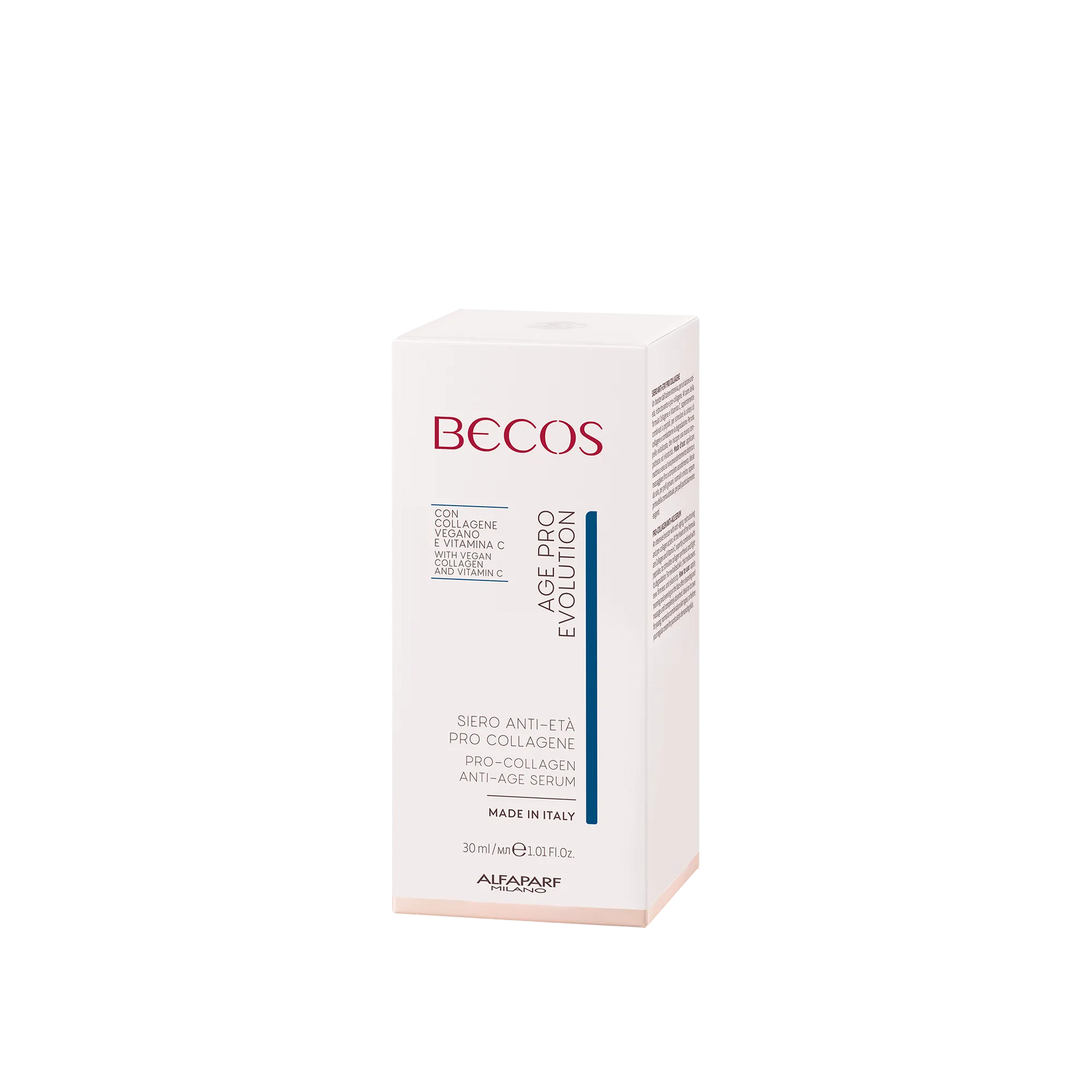 Un booster dall’azione intensiva, per un’azione anti-età, ristrutturante e pro-collagene.

Al cuore della formula Collagene e Vitamina C, sapientemente combinati a peptidi, per stimolare la sintesi di collagene e combatterne la degradazione.