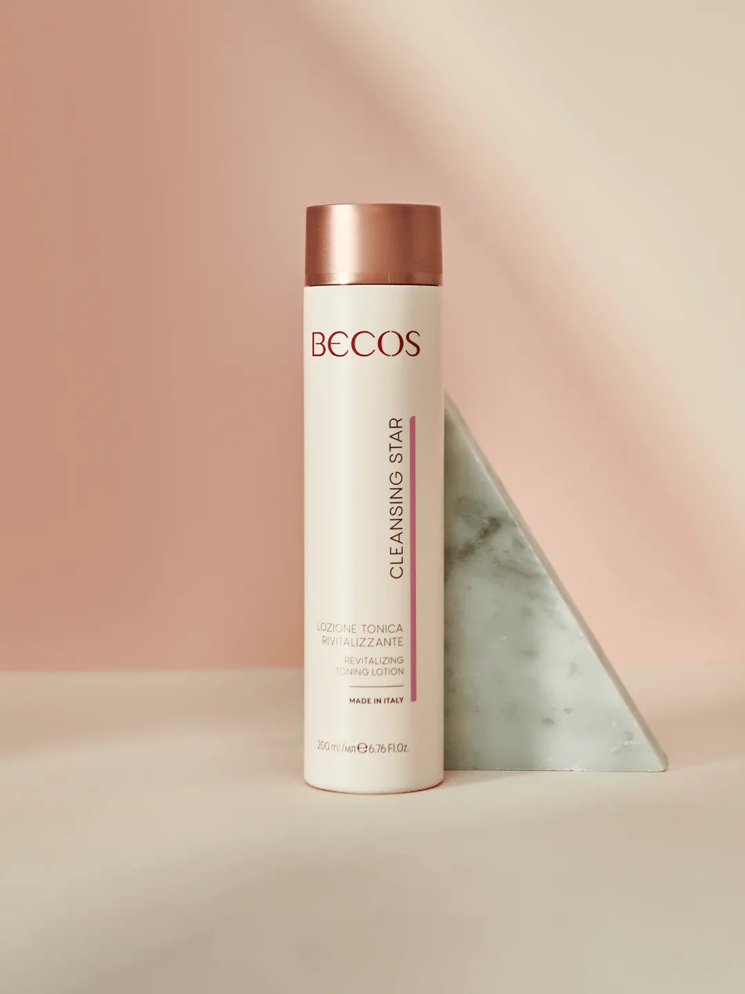 KIT CON LATTE DETERGENTE E TONICO RIVITALIZZANTI MARCA BECOS
