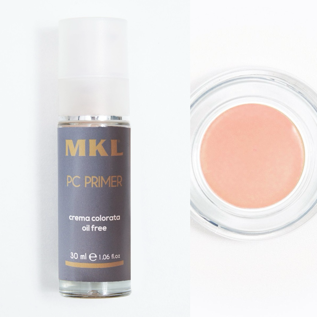 Mkl - primer viso+correttore in crema delicato e leggero