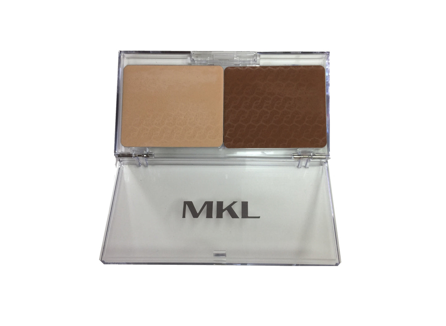 MKL Fondotinta anti-age compatto e cremoso, a base di cere naturali con 1 colore chiaro ed 1 scuro per creare effetto chiaro-scuro