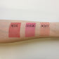MKL Fard in crema 3 in 1 : fard, ombretto, rossetto. Ha un comodo applicatore in stick, con una comoda spugnetta in lattice posta sull'altro lato, che risulta un ottimo aiuto per sfumare il colore sugli zigomi. Formulazione fresca e leggera, a base di oli vegetali e vitamina E. Effetto tattoo, la pelle risulta idratata e morbida. Non contiene parabeni e fragranze