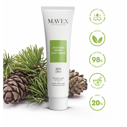 MAVEX - FITOCEUTICI - INTENSIVE REPAIR FOOT CREAM