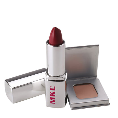 MKL - KIT MAGIC STICK FILLER ALLOVER. Kit completo di un lipstick multifunzione, un pennello con punta a matita e una cipria fissante, per un make up completo e veloce